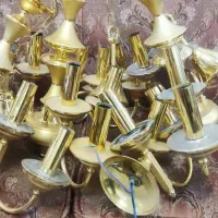 لوستر برنجی و اسب دکوری برنجی و قندان برنجی|لوستر و چراغ آویز|تهران, نارمک|دیوار