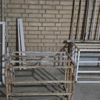 ۱عدد درب آهنی همراه پنجره و جاکولری|مصالح و تجهیزات ساختمان|اهواز, منازل سپاه|دیوار