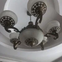 لوستر طرح برنز ۵ شاخه