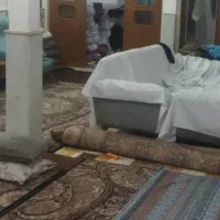 مبل با میز وعسلی قیمت پایین گذاشتم زود بره|مبلمان خانگی و میز عسلی|قم, نیروگاه|دیوار