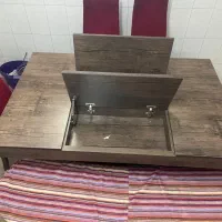 میز نهارخوری ۶ نفره|میز و صندلی غذاخوری|آبیک, |دیوار