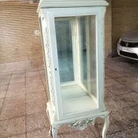 بوفه قدی سفید  تمام چوب
