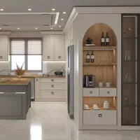 کابینت و جزیره شرکتی به قیمت پیش ساخته(کد۲۳)