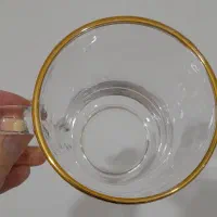 استکان لبه طلایی