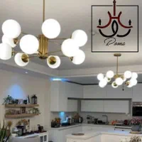لوستر مینی‌مال (برند لوسترروما)ست کامل موجود|لوستر و چراغ آویز|فردیس, |دیوار