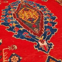 قالیچه دست بافت قشقایی|فرش|شیراز, مسلم|دیوار