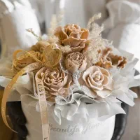 باکس گل روز مادر و شمعای یلدا