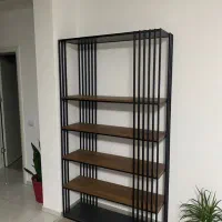 کتابخانه و بوفه لانه زنبوری و خط دار