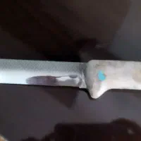 چاقو دست ساز جنس سوهان ابزار قصابی گوسفند