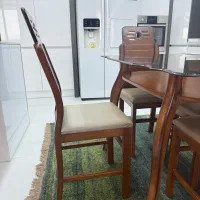 فروش میز و صندلی صبحانه خوری چوبی ۴نفره|میز و صندلی غذاخوری|شاهین‌شهر, سعدی جنوبی|دیوار