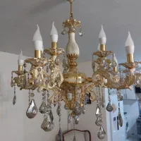 ۲ عددلوستر ۱۰ شاخه کم کارکرد ونو|لوستر و چراغ آویز|پردیس, فاز ۴|دیوار