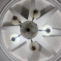 لوستر آنتیک لوکس ۵ شاخه برنجی