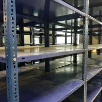 قفسه فلزی محکم ورق سنگین در حد نو آبی۴۰۰عدد