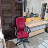 ست اداری تمام ام دی اف و صندلی جک دار