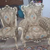 مبلمان تمام چوب با میز ناهار خوری