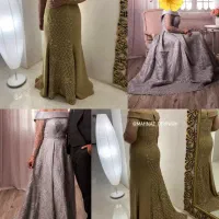 دو عدد لباس مجلسی مزون دوز