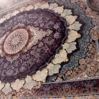 دوتخته فرش ۶ متری با پشتی وپادری ست