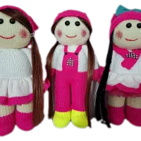 عروسک بافتنی بسیار زیبا و با کیفیت