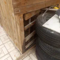 قفس چوبی آهنی