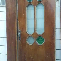 درب چوبی
