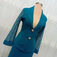 کت و دامن آبی زنانه|لباس|مرند, |دیوار