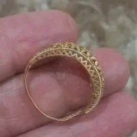 ۲ عدد انگشتر  حدود ۵ گرم صد بالا تابلو|جواهرات|دوگنبدان, |دیوار