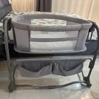 گهواره برقی و تخت کنار مادر ماستلا ۴ در یک|تخت و صندلی بچه|خوانسار, |دیوار