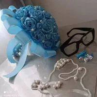 گل پاپیونی برای دسته گل ،کادو،دکور و انواع گل سر|گل مصنوعی|رفسنجان, |دیوار