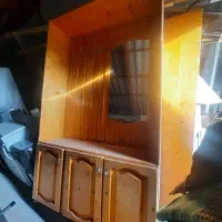 کمد اینه دار به همراه جالباسی و ۳درکشو