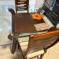میز چهار نفره تموم چوب