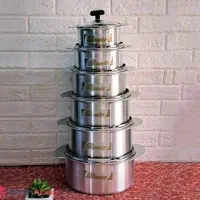 قابلمه روحی طرح استیل ۱۲ پارچه رونیز