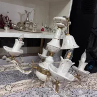 لوستر ۴ شاخه سرامیکی