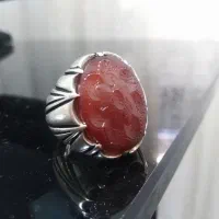 انگشتر نقره خطی