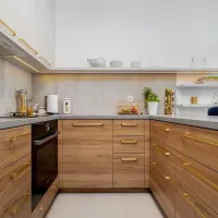 کابینت ام دی اف / MDF / تیک آبی|مصالح و تجهیزات ساختمان|رباط‌کریم, |دیوار