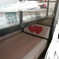 تخت دو طبقه با تشک|تخت و سرویس خواب|زاهدان, |دیوار