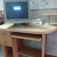 میز کامپیوتر و مانیتور الجی وصندلی|میز تحریر و کامپیوتر|اردبیل, |دیوار