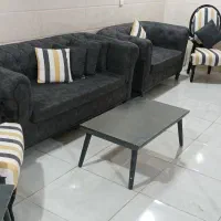 مبلمان و یک میز و دو عدد عسلی|مبلمان خانگی و میز عسلی|خرمآباد, |دیوار