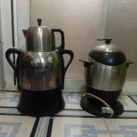 کتری سماور برقی استیل خارجی اتومات سالم و تمیز|سماور، چای‌ساز، قهوه‌ساز|اصفهان, شیخ اشراق|دیوار