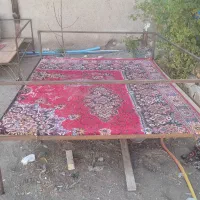 تخت سنتی نه عدد۱/۵×۲ برای سفره خونه وباغ ورستوران|کافی‌شاپ و رستوران|میانه, |دیوار