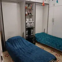 تخت دونفره کم جا ودوتا تک نفره کم جا|تخت و سرویس خواب|رودهن, |دیوار