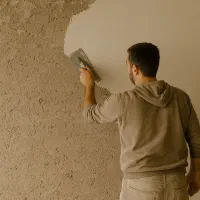 گچ زیر کار فروشی در روستای فردو