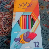 مداد رنگی ۱۲ عددی لووکی