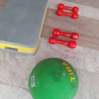 وزنه روکش دار  ایروبیک توپ ول و تخته استپ ایروبیک