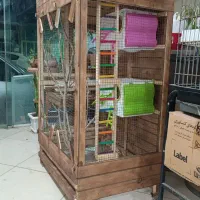 قفس چوبی پرندگان|لوازم جانبی حیوانات|پیشوا, |دیوار