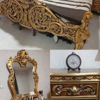 فروش سرویس خواب سلطنتی تمام چوب راش خوش قیمت