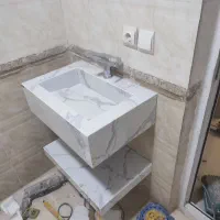 تولید روشویی سرامیکی. نصب ا