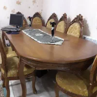 میز ناهارخوری ده نفره (بدون صندلیها)