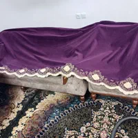 مبل راحتی ۷ نفره شرکتی با پارچه مخمل ترک|مبلمان خانگی و میز عسلی|آستانه اشرفیه, |دیوار