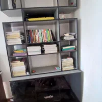 کتابخانه بزرگ و جادار تمام ام دی اف سفارشی ساز
