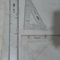خط کش تی، گونیا 30 و45 درجه